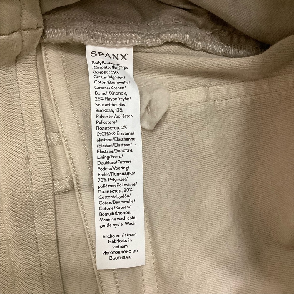 Spanx Tan Pull-On Pants - Picture 7 of 8